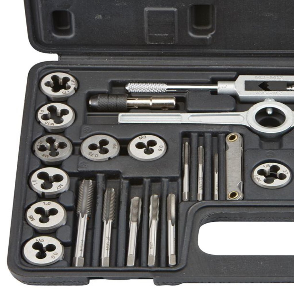 Aceteel M24 X 0,5 metrische kraan en matrijsset, M24 x 0,5 mm HSS