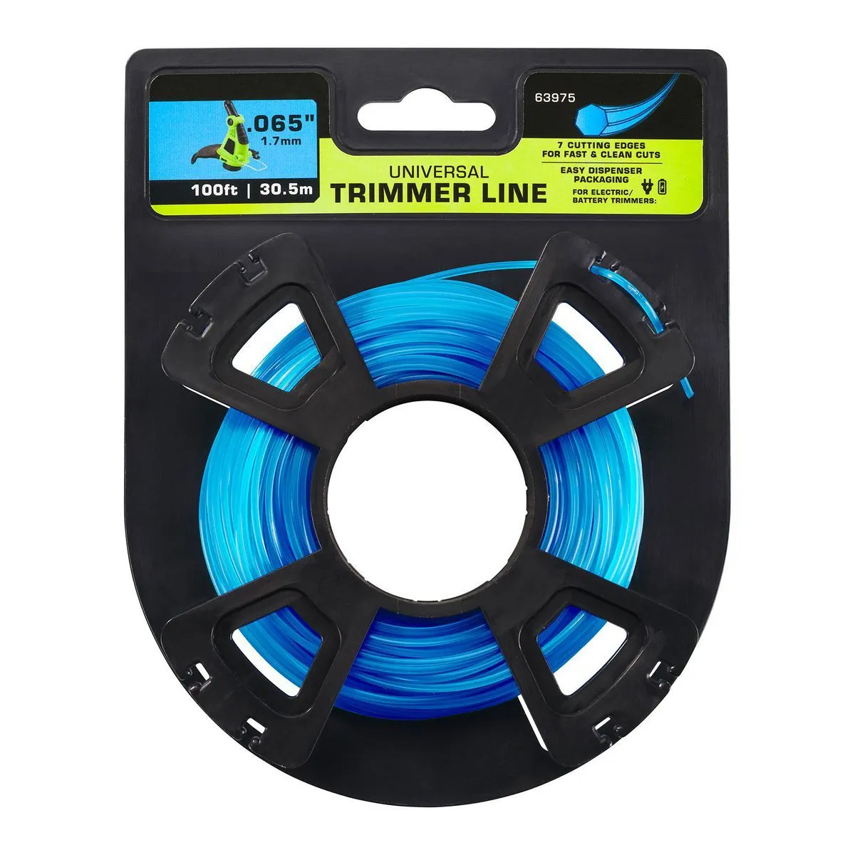 Hilo Nylon 7 Filos 0.065" 100 ft para Desbrozadora
